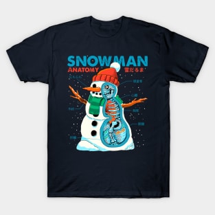 Snowman Anatomy T-Shirt